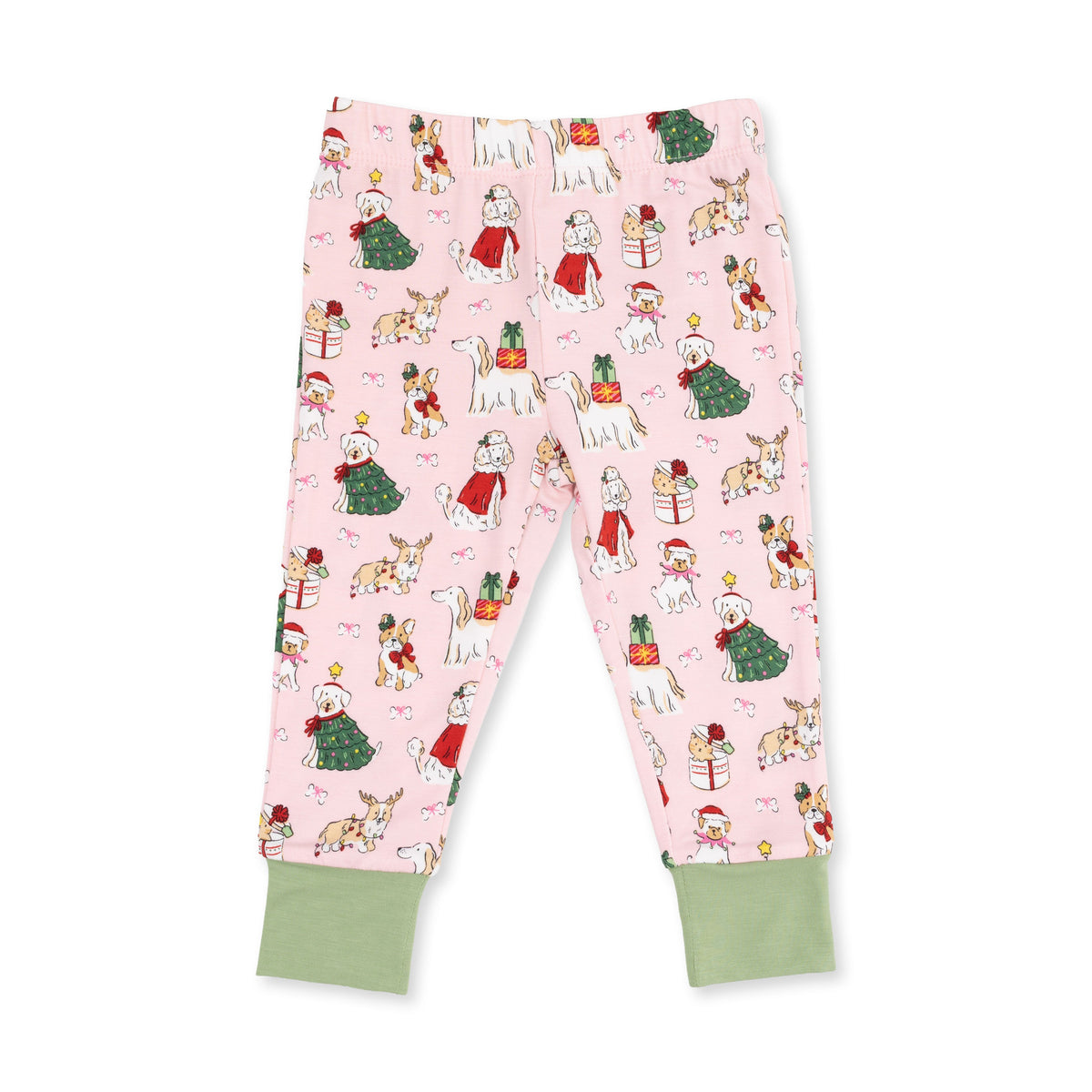 Christmas Dogs Pink - Long Sleeve Loungewear Set