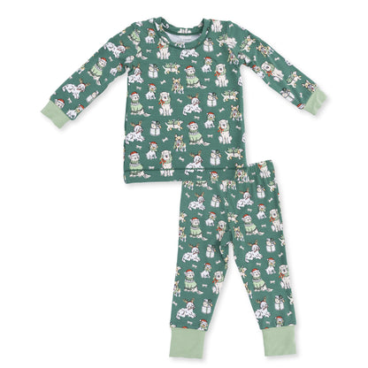 Christmas Dogs Uni - Long Sleeve Loungewear Set