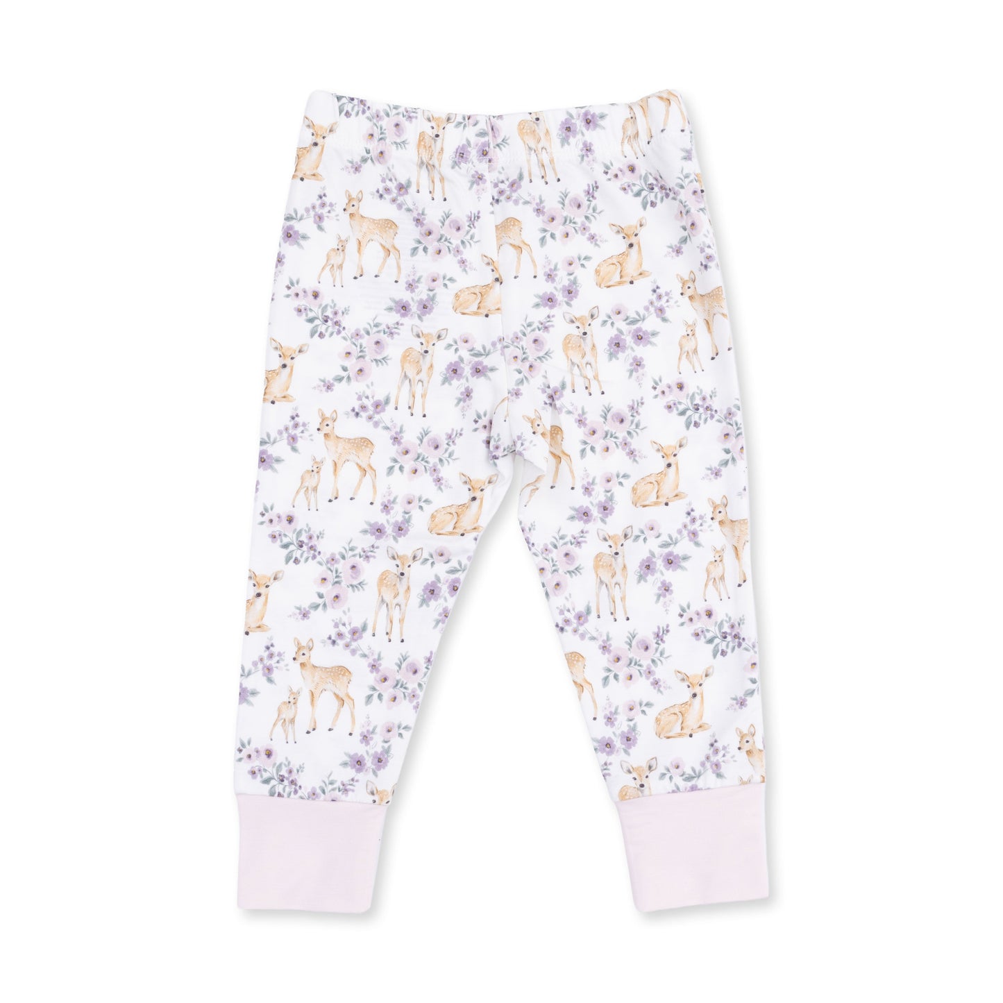 Floral Deer - Long Sleeve Loungewear Set