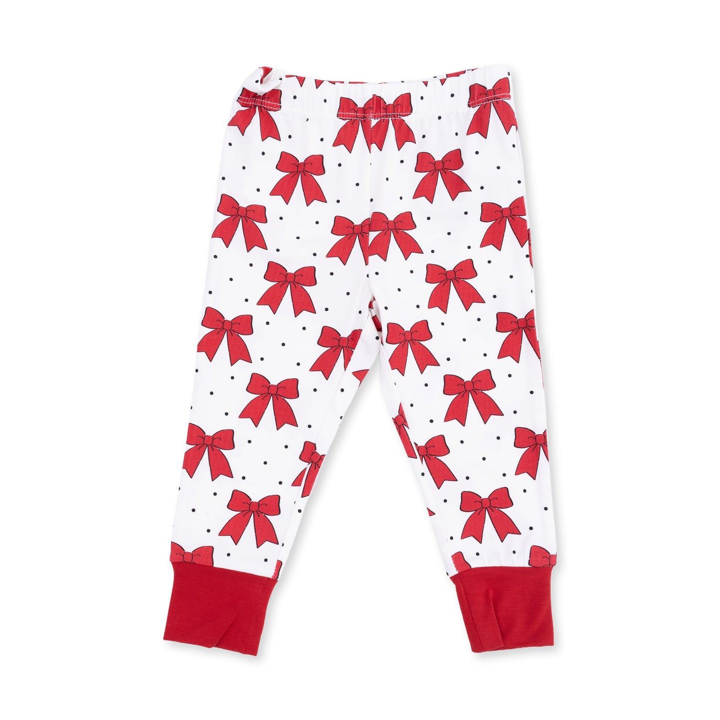 Festive Bows - Long Sleeve Loungewear Set