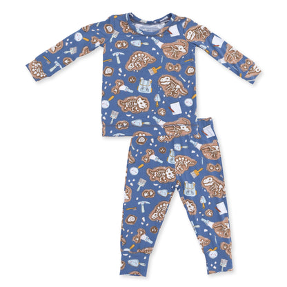 Dino Dig - Long Sleeve Loungewear Set