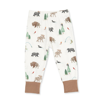 Northern Woodland Animals - Long Sleeve Loungewear Set