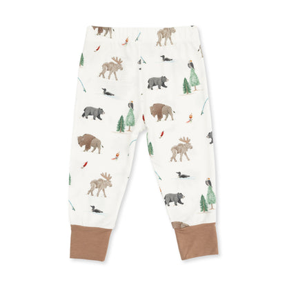 Northern Woodland Animals - Long Sleeve Loungewear Set