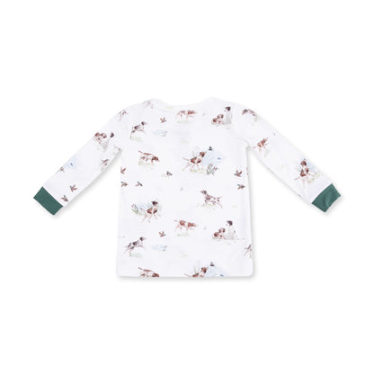 Pointer Pups and Duck Buddies - Long Sleeve Loungewear Set