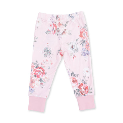 Painterly Rose Bouquets - Long Sleeve Loungewear Set