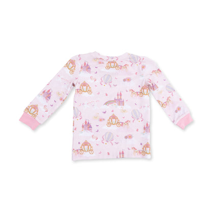 Princess Unicorns and Castle - Long Sleeve Loungewear Set