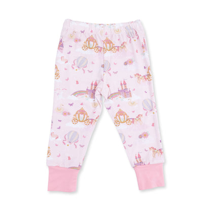 Princess Unicorns and Castle - Long Sleeve Loungewear Set