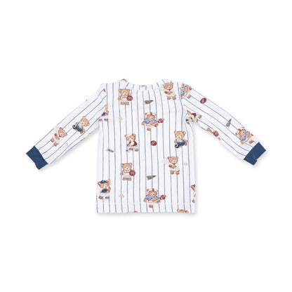 Mixed Sports Bears - Long Sleeve Loungewear Set