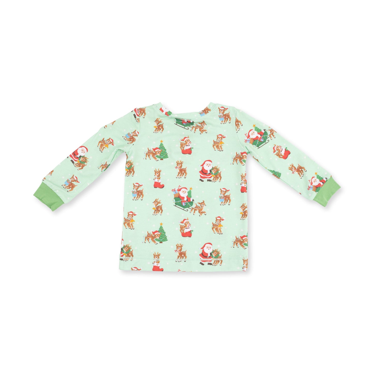Vintage Reindeer & Santa Uni - Long Sleeve Loungewear Set