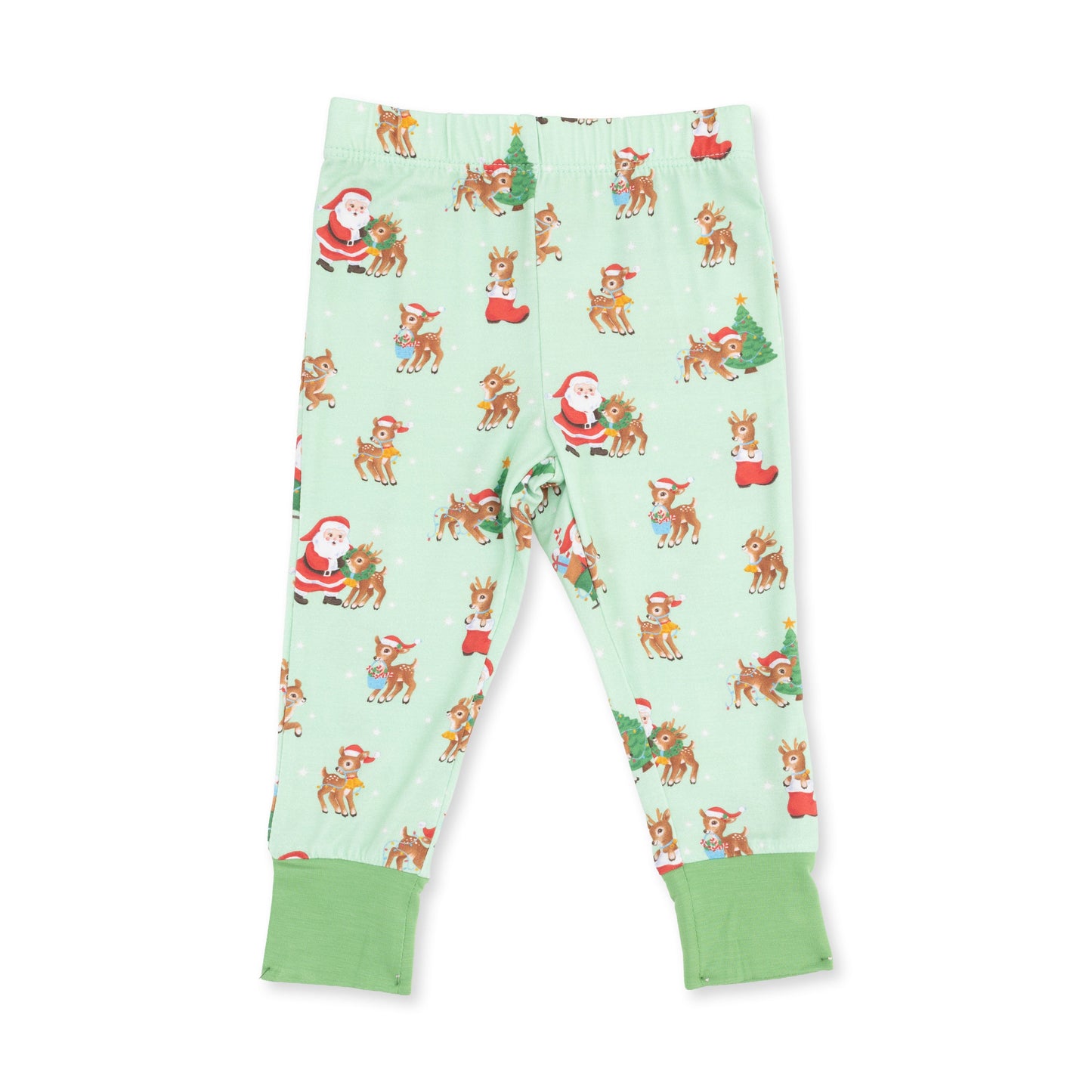 Vintage Reindeer & Santa Uni - Long Sleeve Loungewear Set