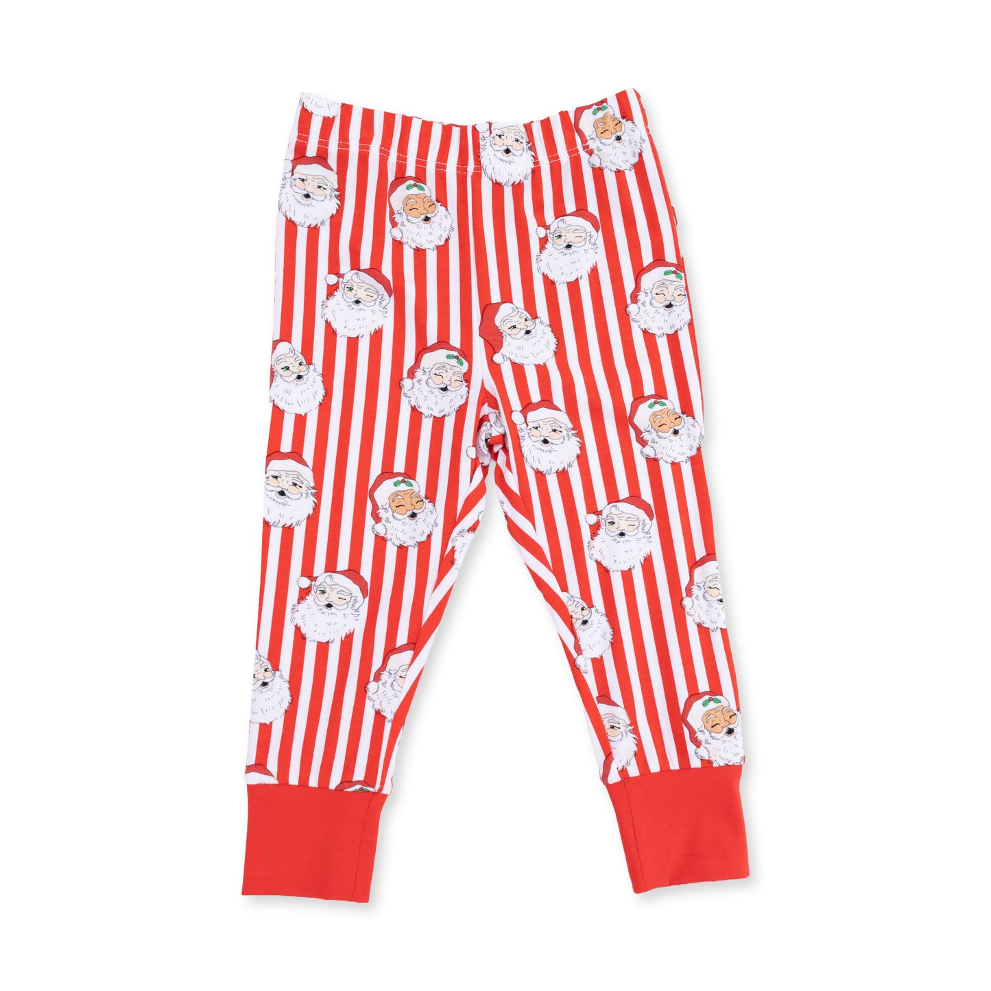 Vintage Santa Stripe - Long Sleeve Loungewear Set