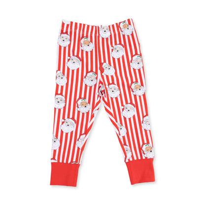 Vintage Santa Stripe - Long Sleeve Loungewear Set