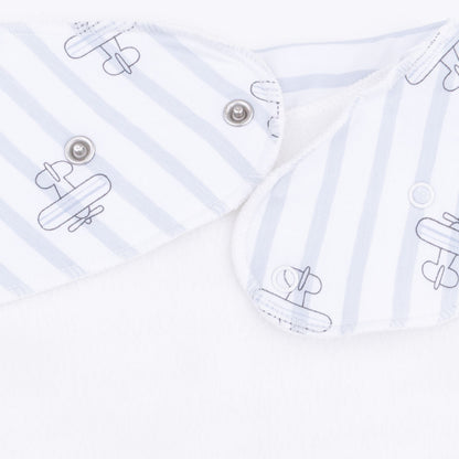 Airplane Stripe - Bandana Bib