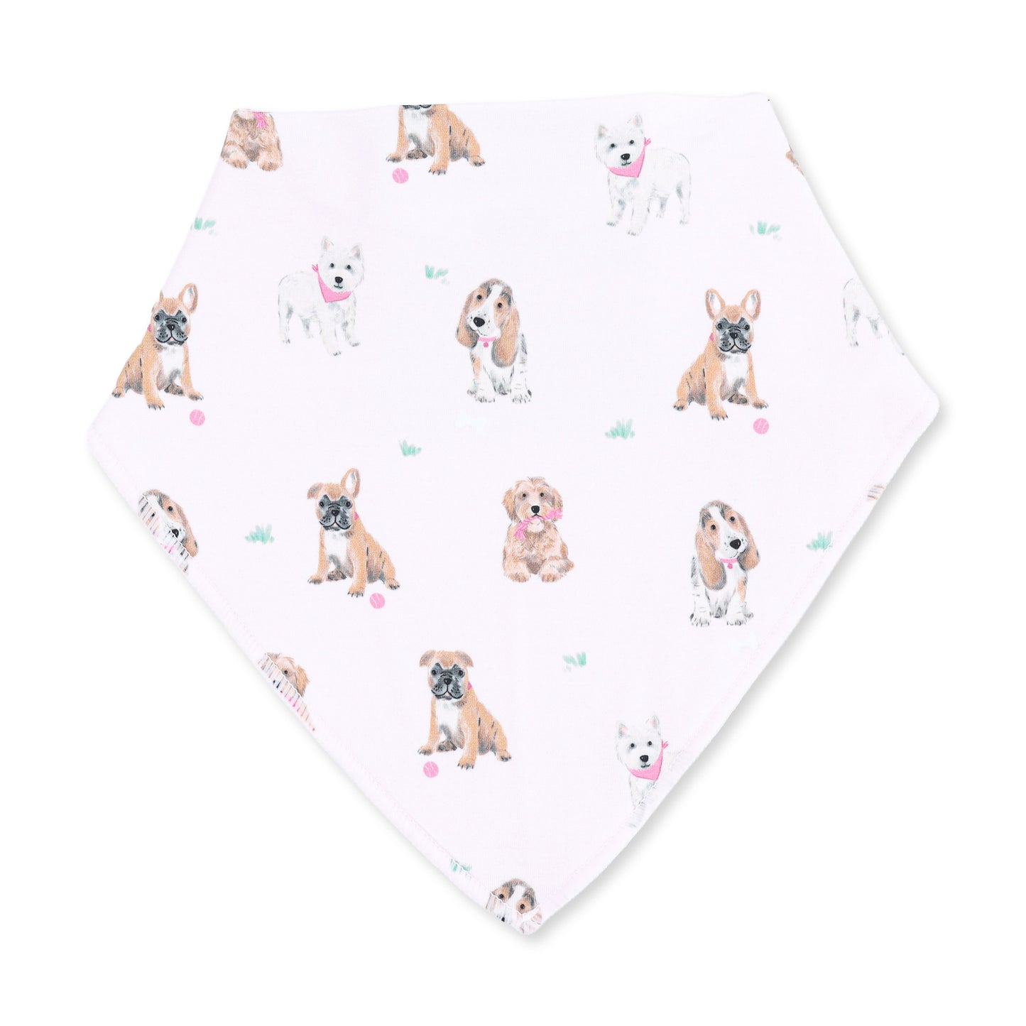 Bestie Dogs Pink - Bandana Bib