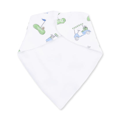 Golf Carts Blue - Bandana Bib