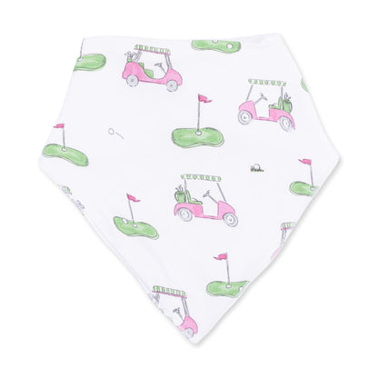 Golf Carts Pink - Bandana Bib