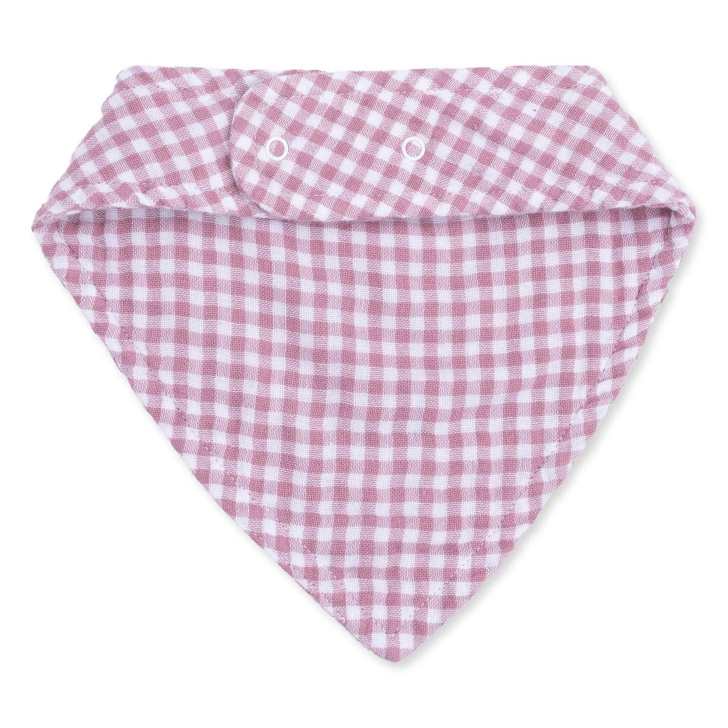 Berry Gingham - Bandana Bib