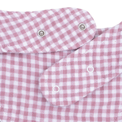 Berry Gingham - Bandana Bib