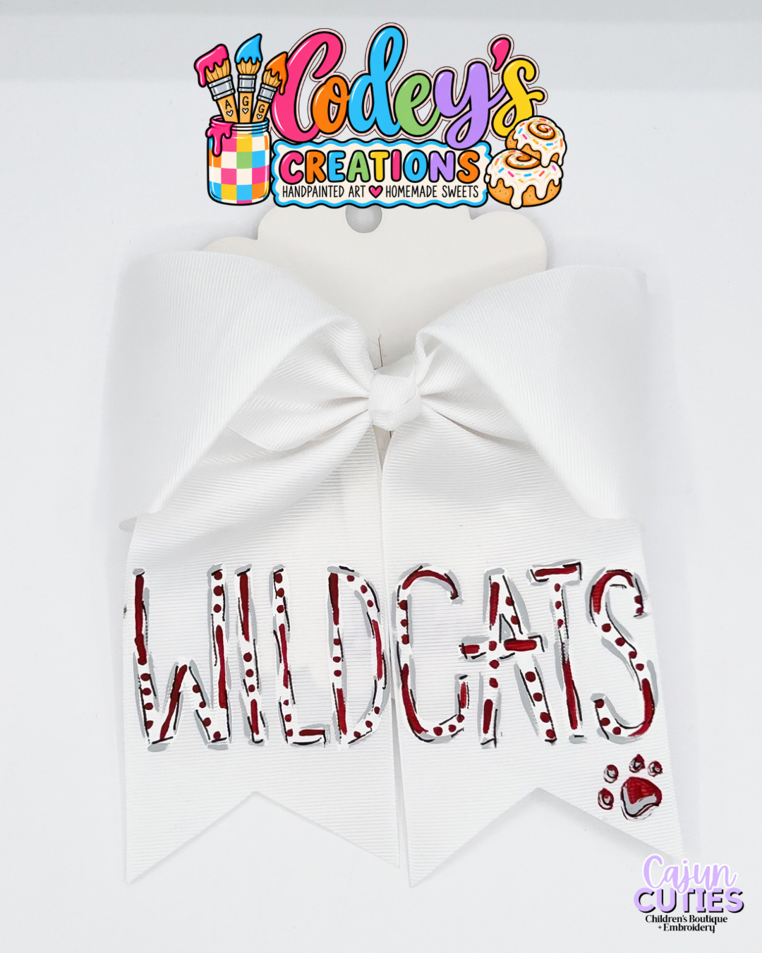 Wildcat Spirit Hand Painted Bow