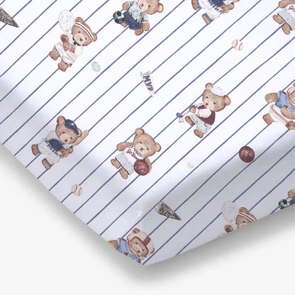 Mixed Sports Bears - Crib Sheet