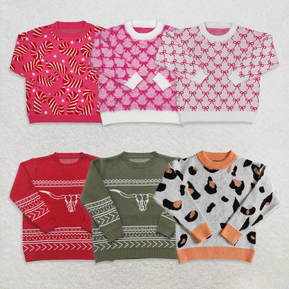 Sibling Baby Girls Long Sleeve Fall Winter Sweaters Top