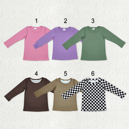 Sibling Baby Girls Long Sleeves Tee Shirts Top