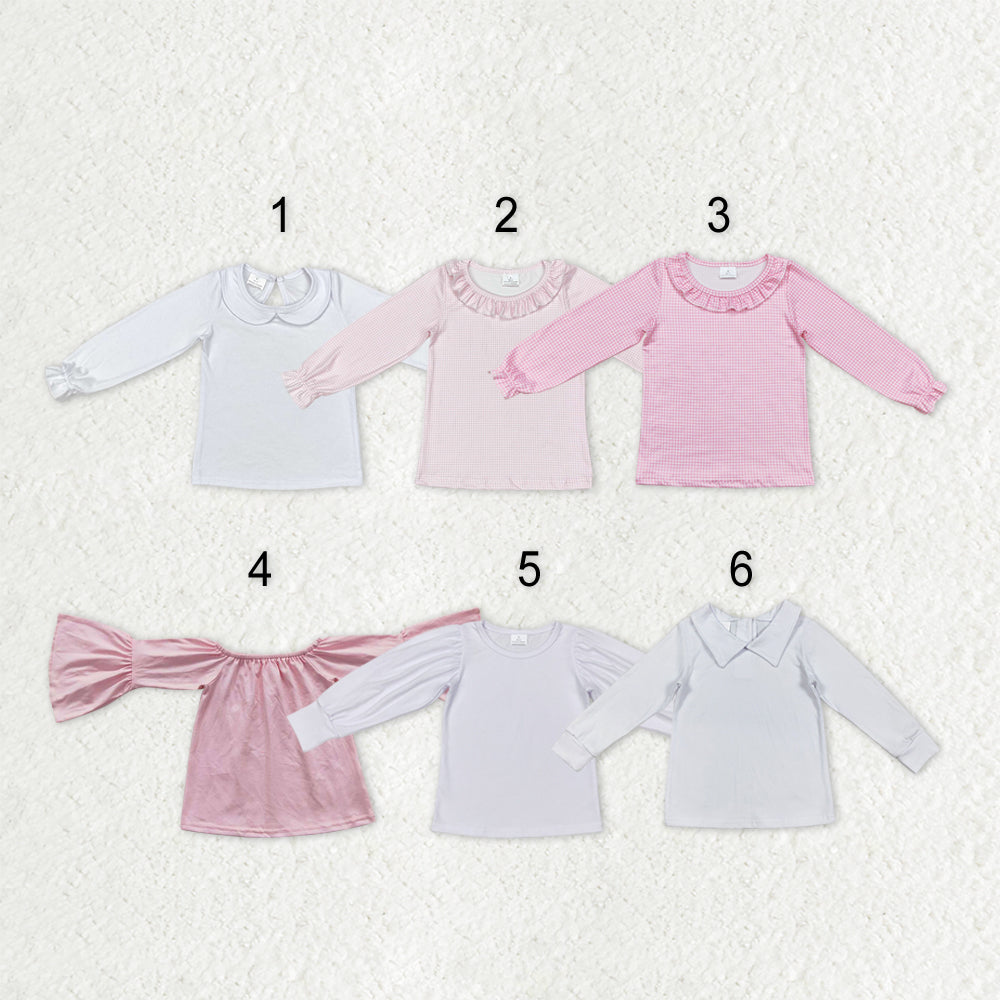 Sibling Baby Boys Girls Long Sleeves Tee Shirts Top