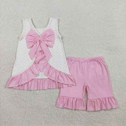 Sibling Baby Boys Girls Embroidery Golf Trucks Top Shorts Clothes Sets