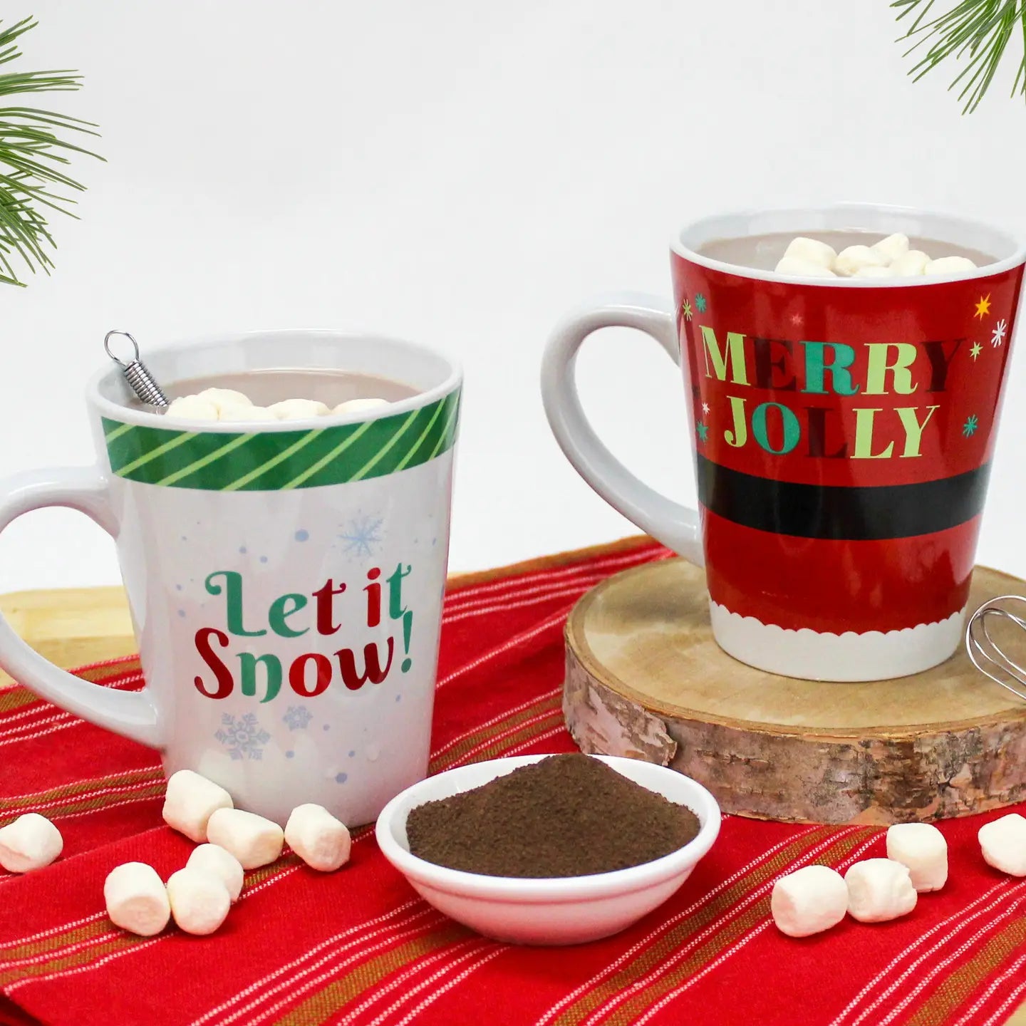 Holiday Cocoa Mug Sets