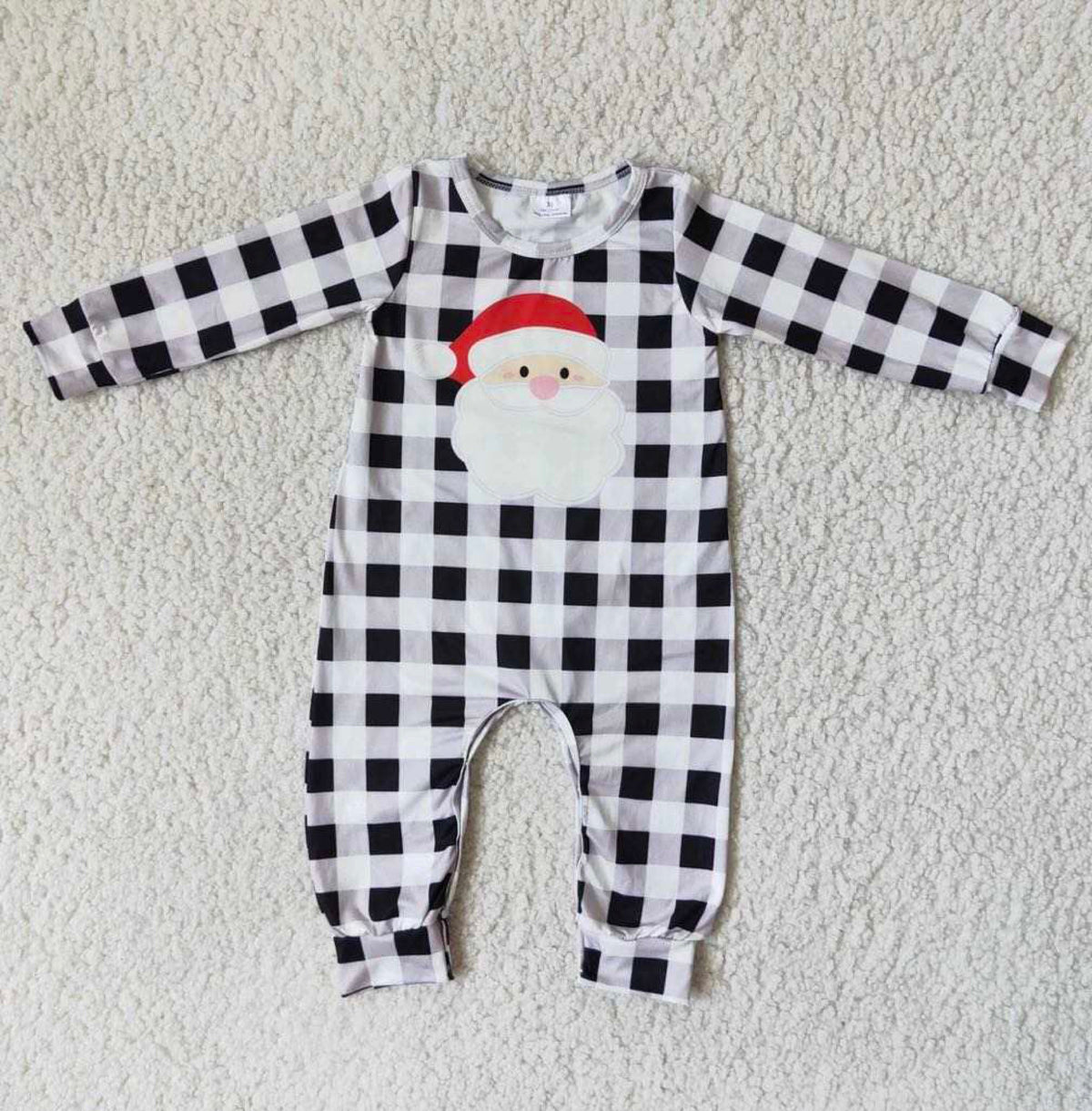 Baby Boys Christmas santa rompers