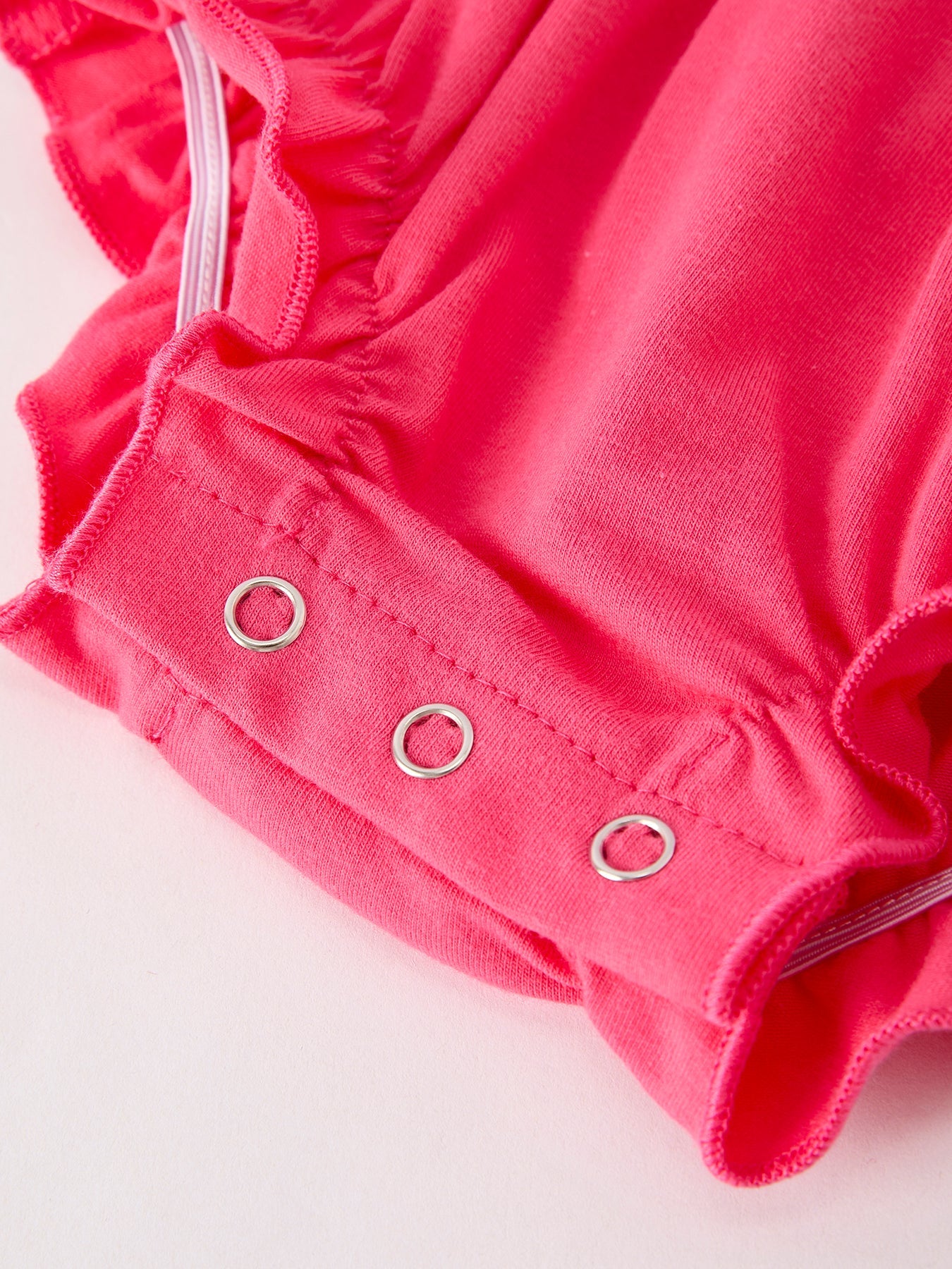 Hot Pink Smocked Church Christ Bishop Christening Romper