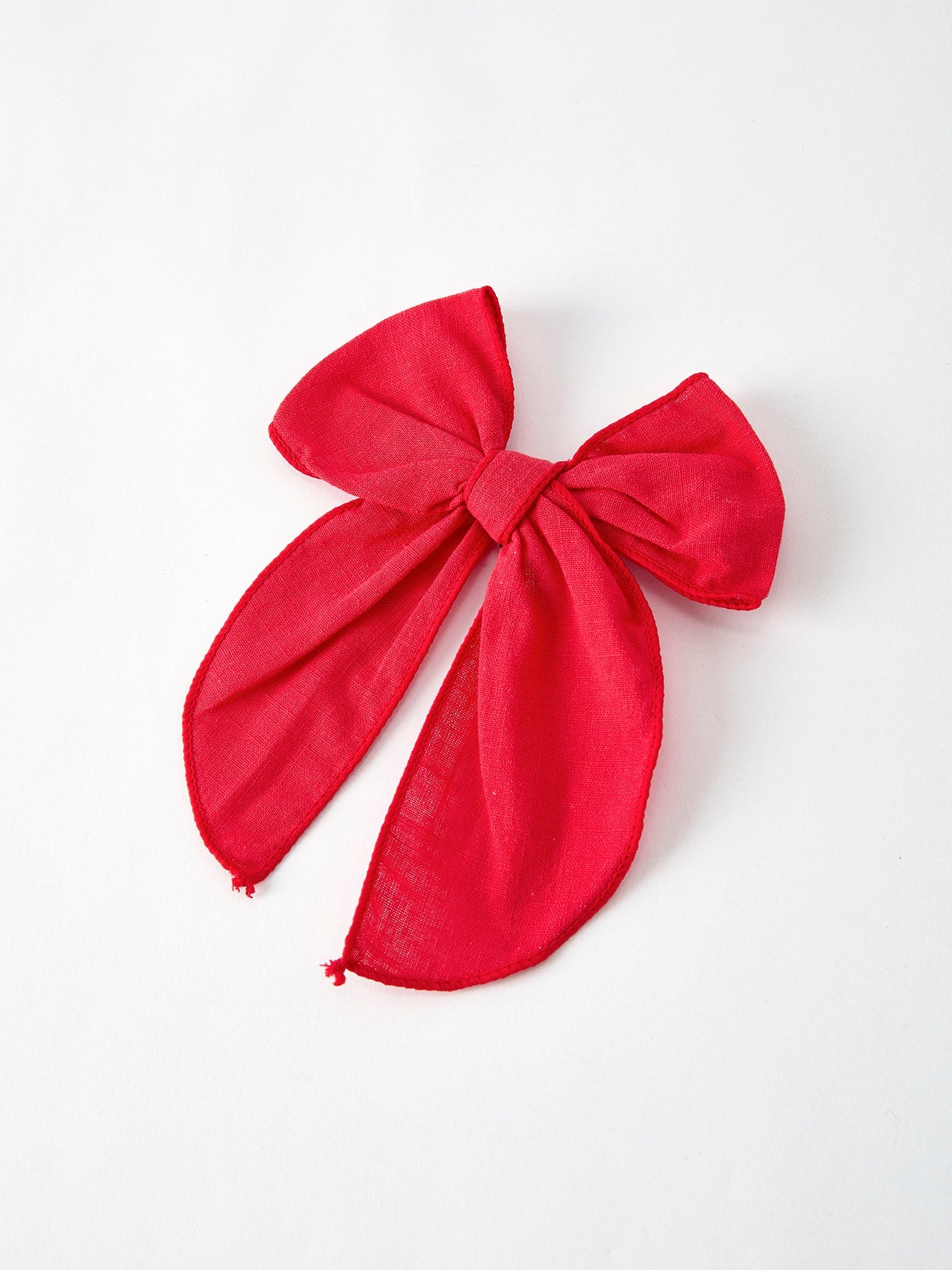 Christmas Red Bow Hairpin