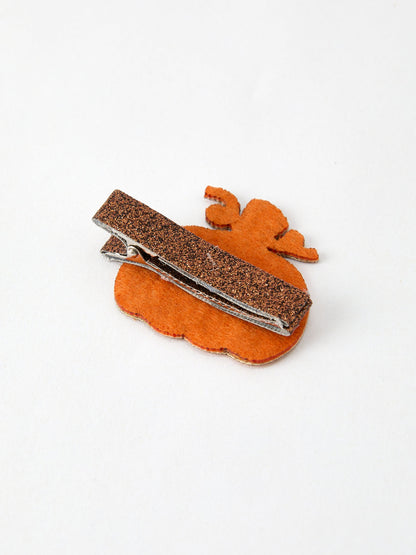 Halloween Pumpkin Girls Hair Clip