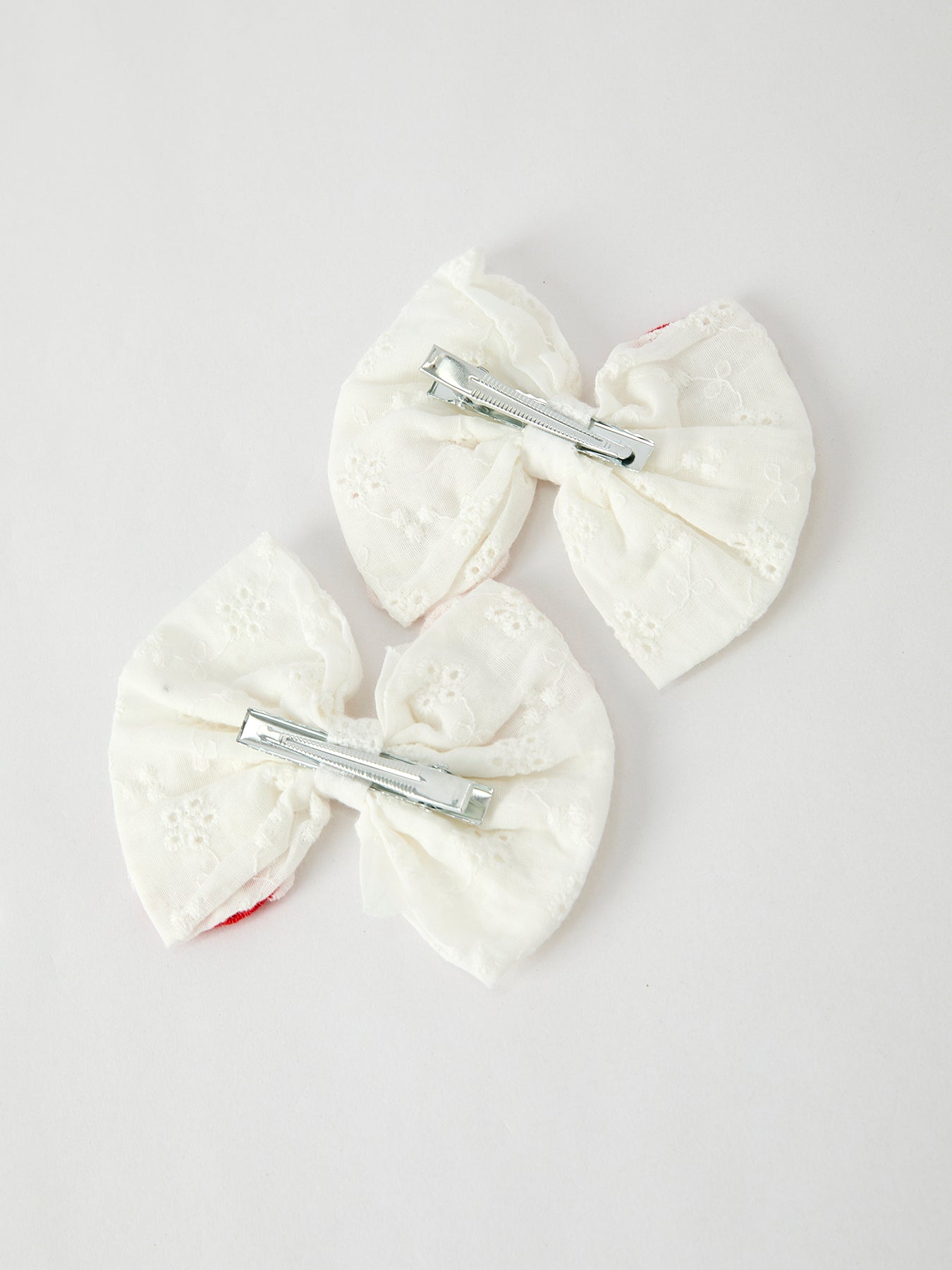 Winter Christmas Santa Hair Clips 2 Pack