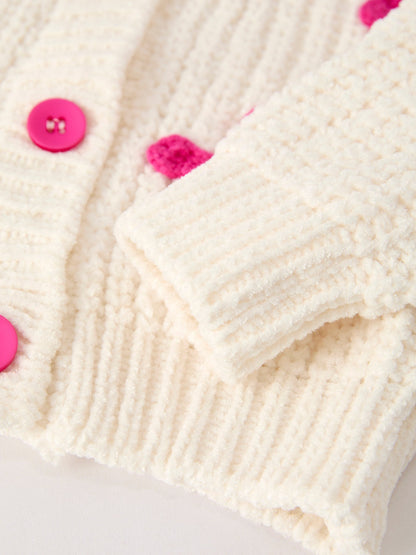 Christmas Winter Christian Girls Cardigan Sweater