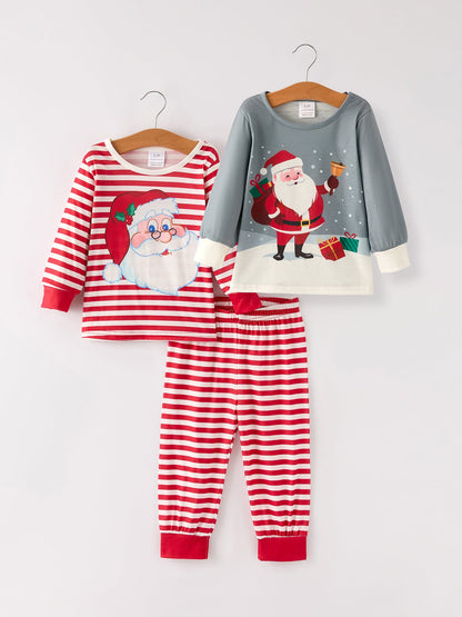 Christmas 3 Piece Girls Pajama Set