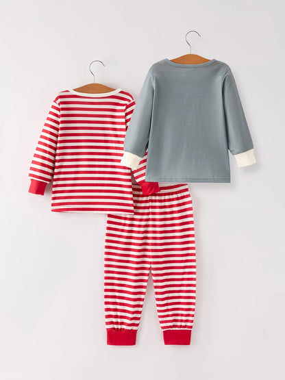 Christmas 3 Piece Girls Pajama Set