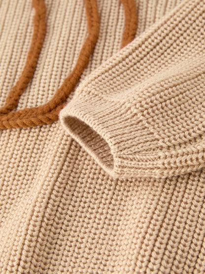 Fall Girls Thanksgiving Halloween Pumpkin Pullover Sweater