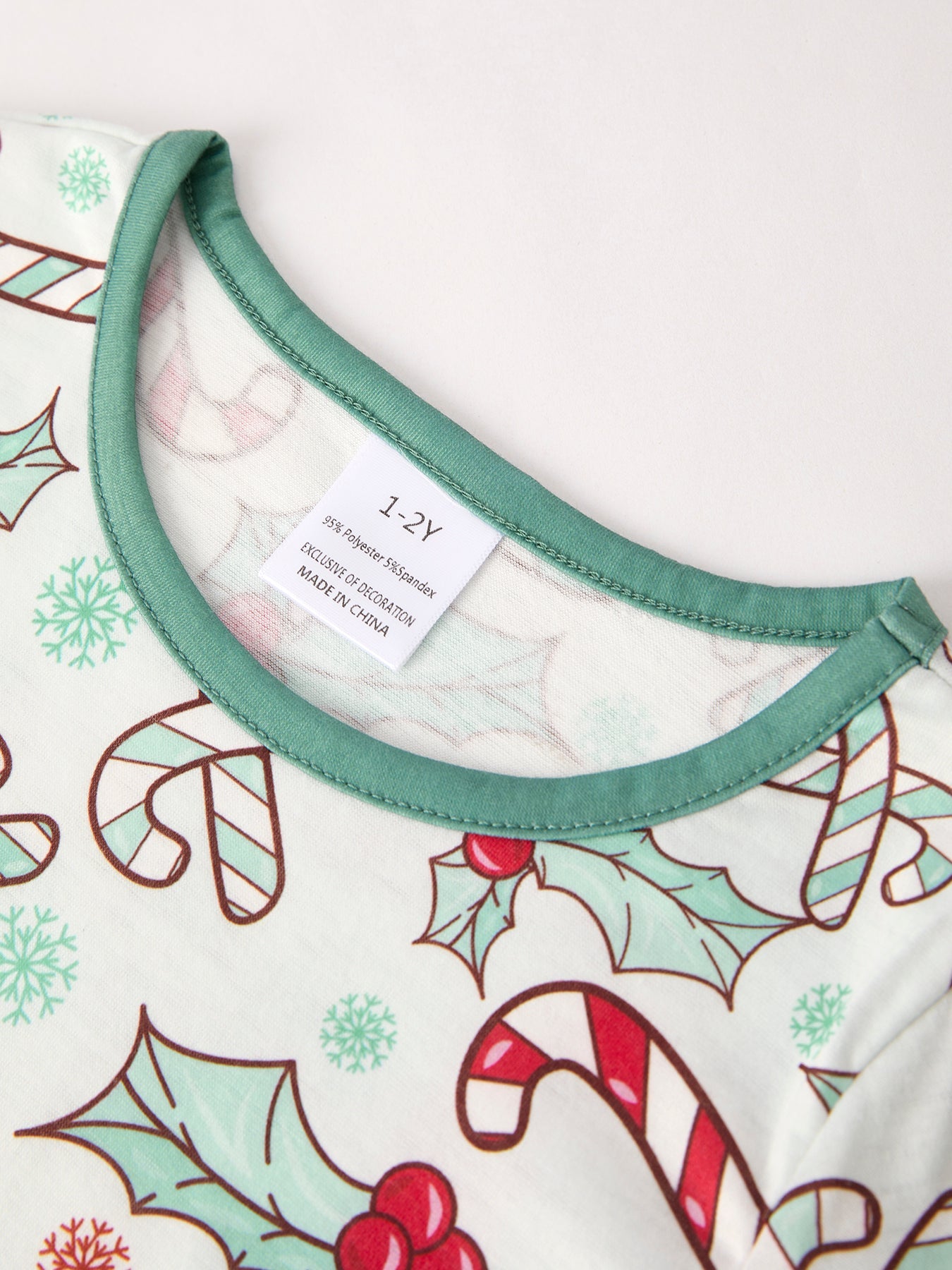Christmas 3 Piece Girls Pajama Set