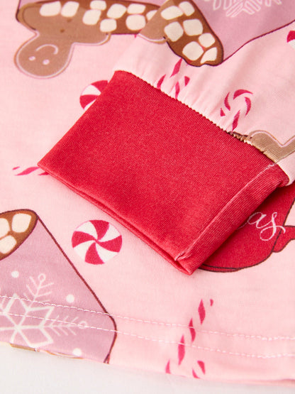 Christmas 3 Piece Girls Pajama Set