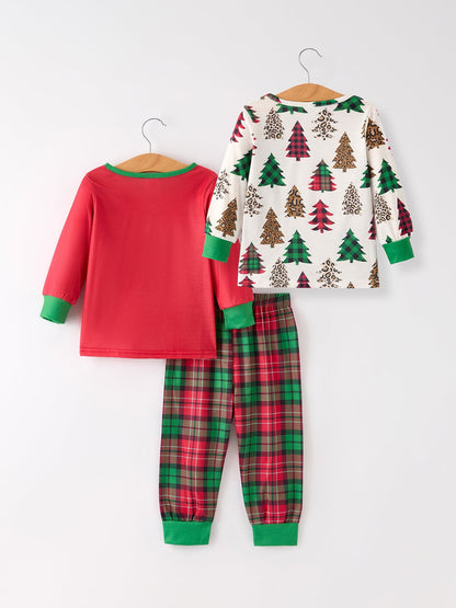 Christmas 3 Piece Girls Pajama Set