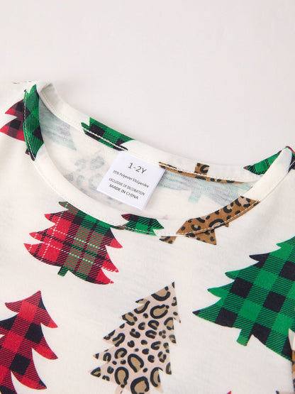 Christmas 3 Piece Girls Pajama Set