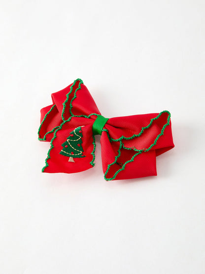 Winter Christmas tree Hair Clip 4.7inch