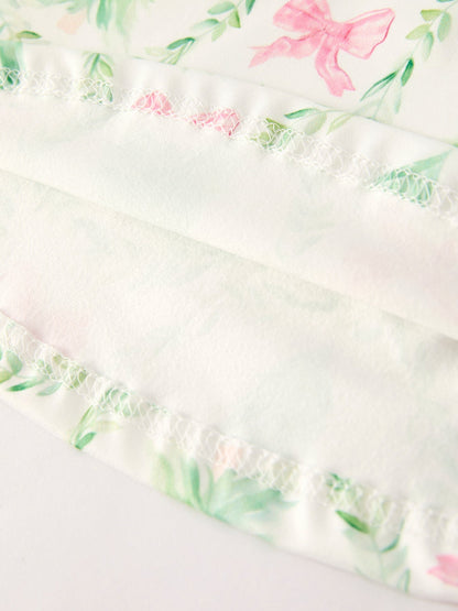 PREORDER Festive Christmas Tree & Wreath Girls Dress