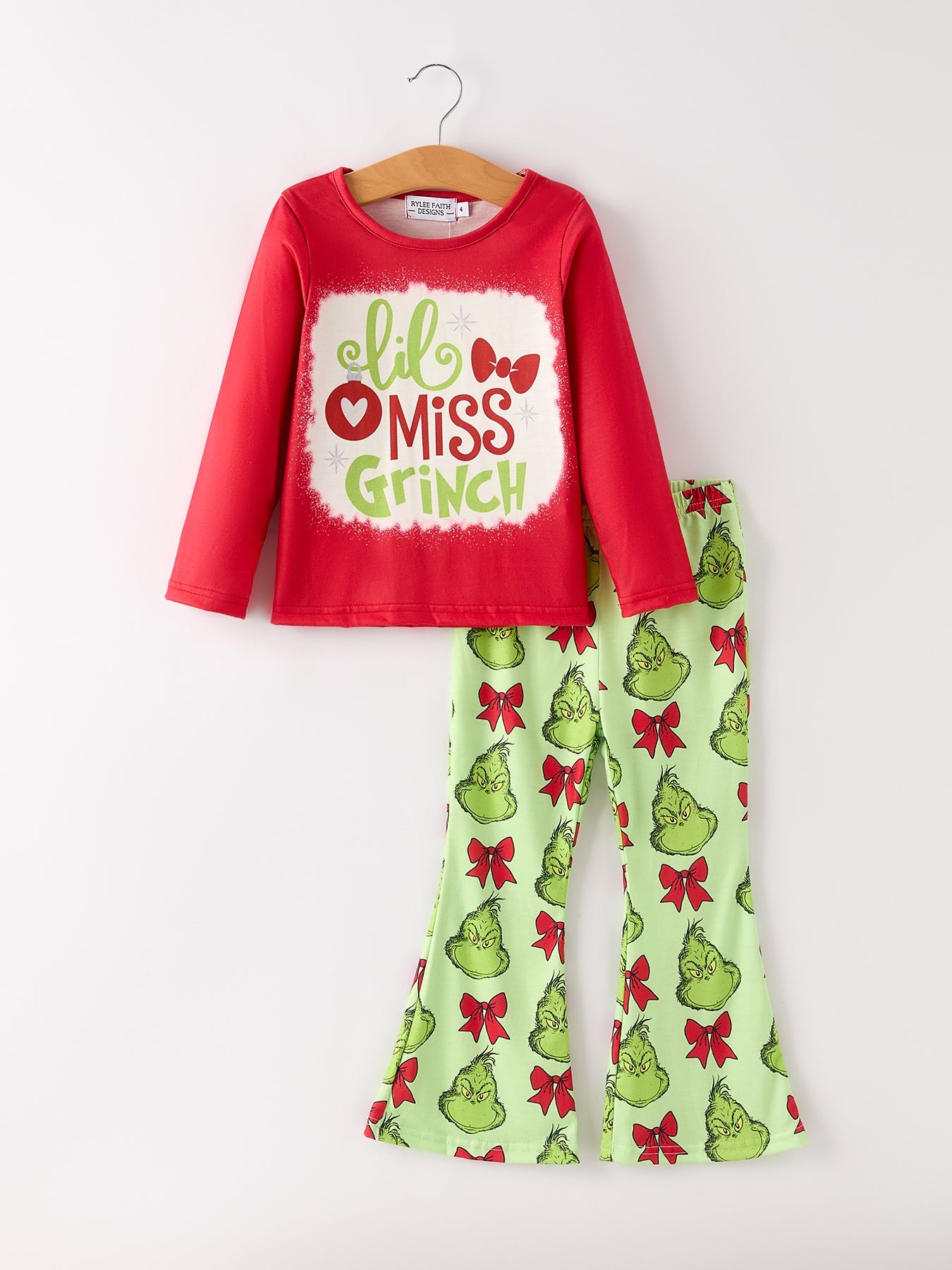 Christmas Character Print Girls Set