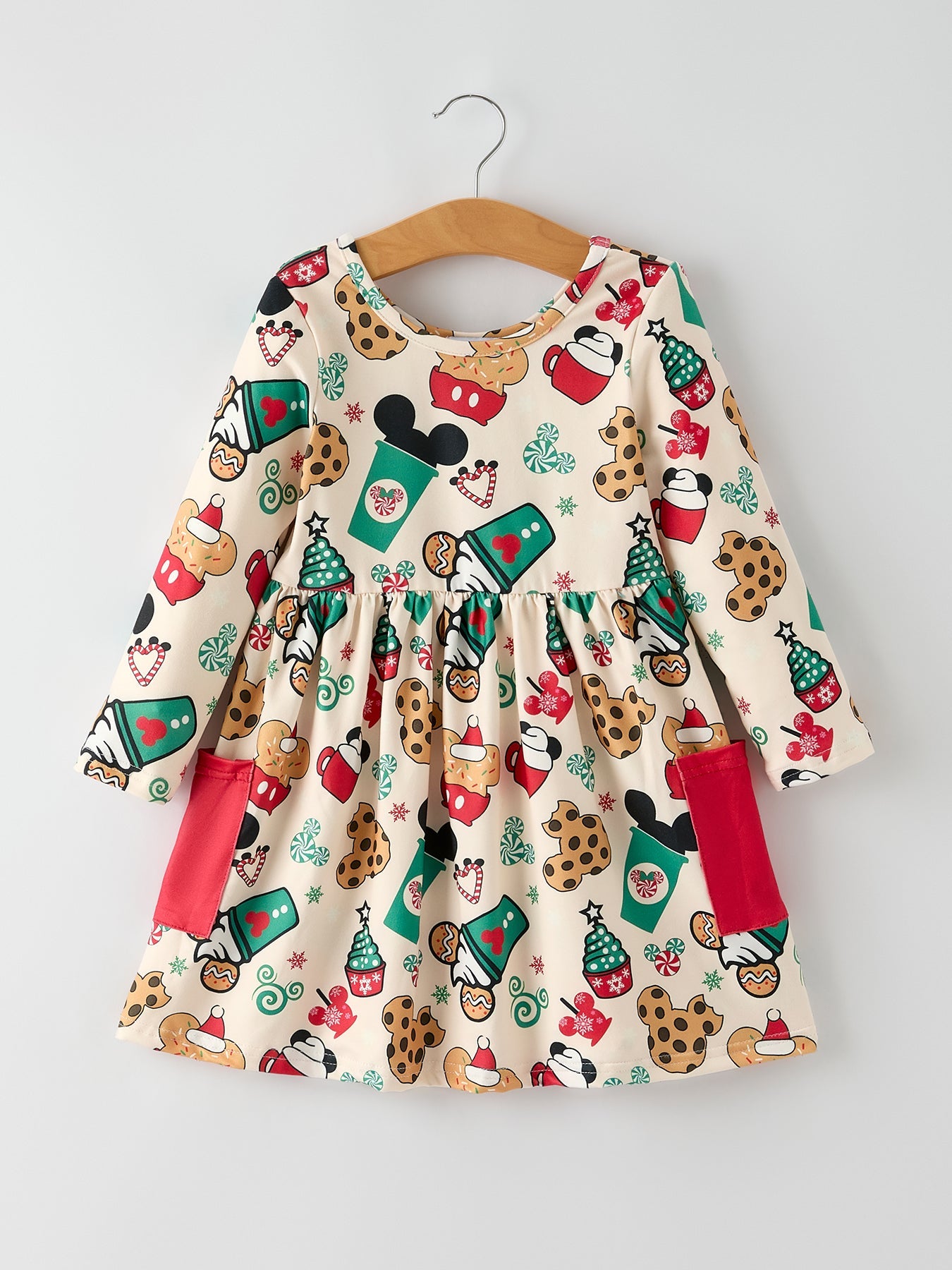 Christmas Merry Moments: Cupcakes, Cookies, and Candy Holiday Dress for Girls
