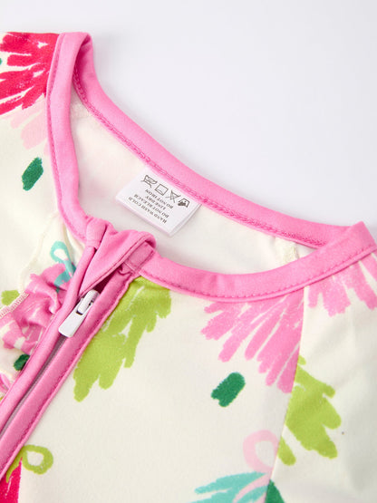 Christmas tree Baby Girls Romper with Long Sleeves