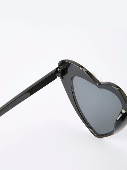 Baseball Theme Rhinestone Heart Girls Sunglasses