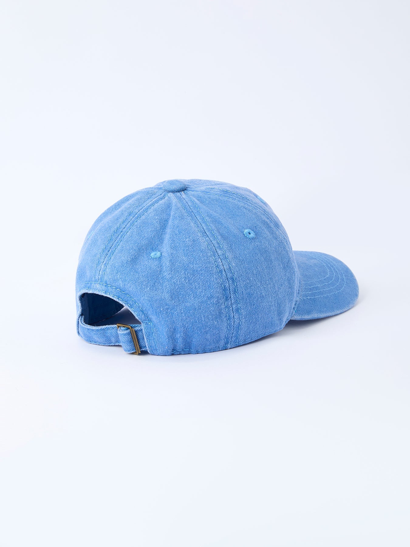 Blue Baseball Bow Applique Kids Hat