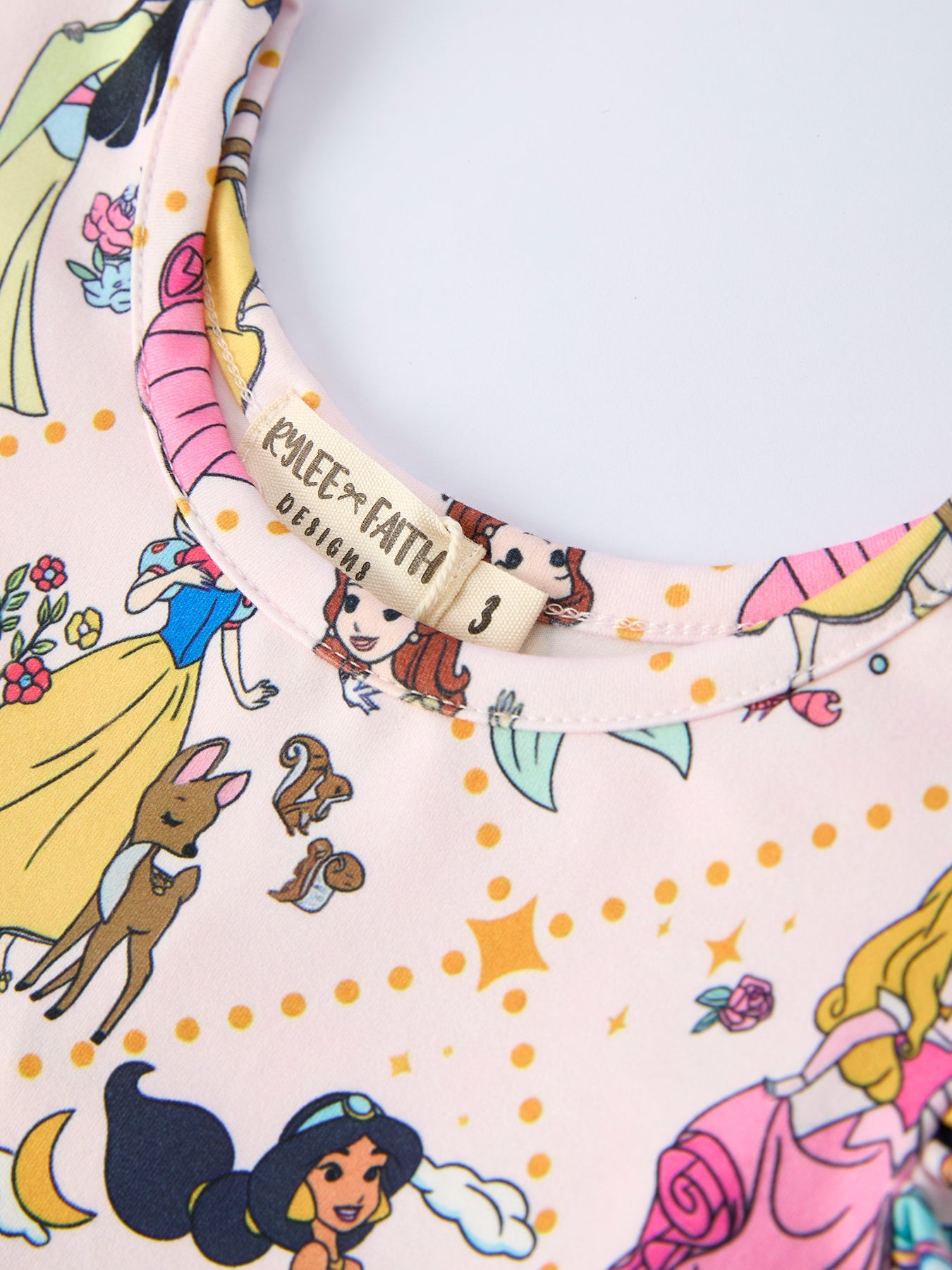 PREORDER Summer Pattern Ruffle Sleeve Girls Dress